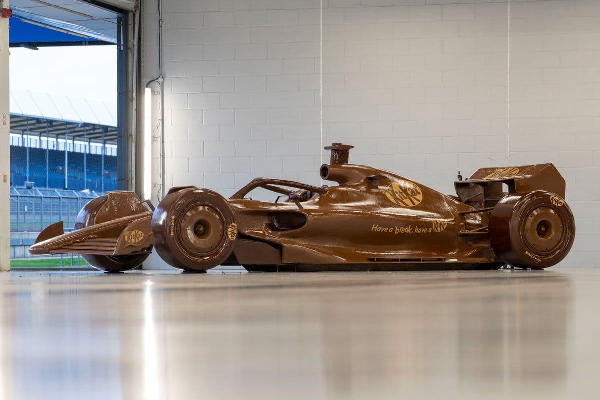 Chocolate Formula 1 Car